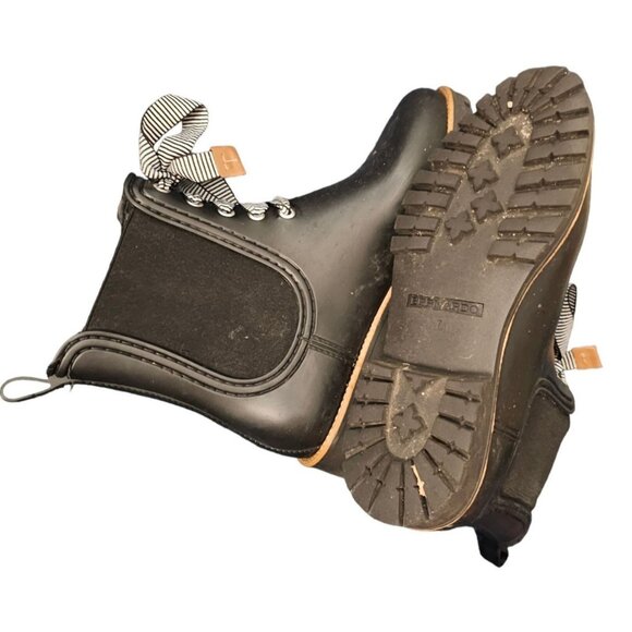 Bernardo Woman's‎ Black Ankle Lace Up Boots Size 7 - Picture 5 of 8